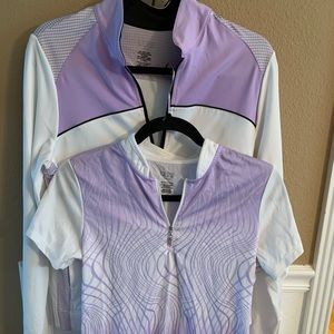 💜☀️IZOD GOLF performance top and jacket!!💜☀️